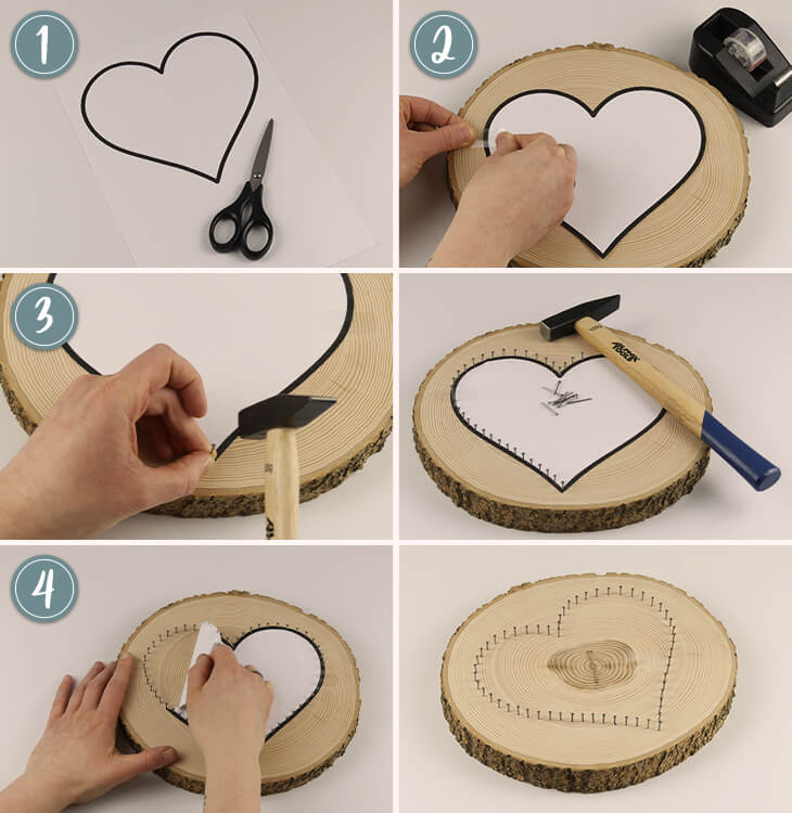 Geldgeschenk zur Hochzeit - Fadenbild Anleitung