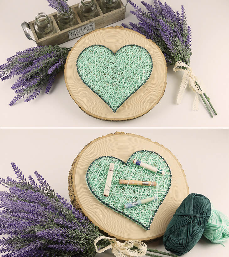 Fadenbild Vorlage - Geldgeschenk zur Hochzeit