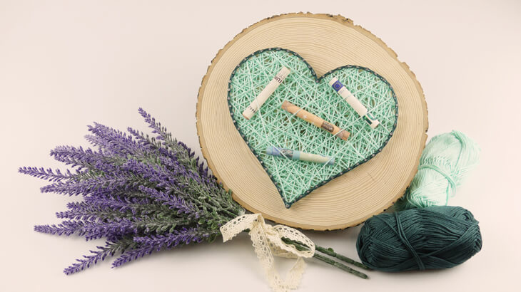 Geldgeschenk zur Hochzeit - Fadenbild Anleitung