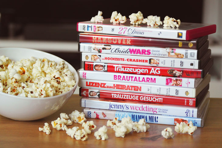 romantischer Filmeabend zum Thema Hochzeit