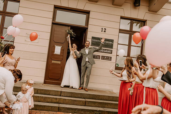 Standesamt Oldenburg - Hochzeit Alisa & Philipp