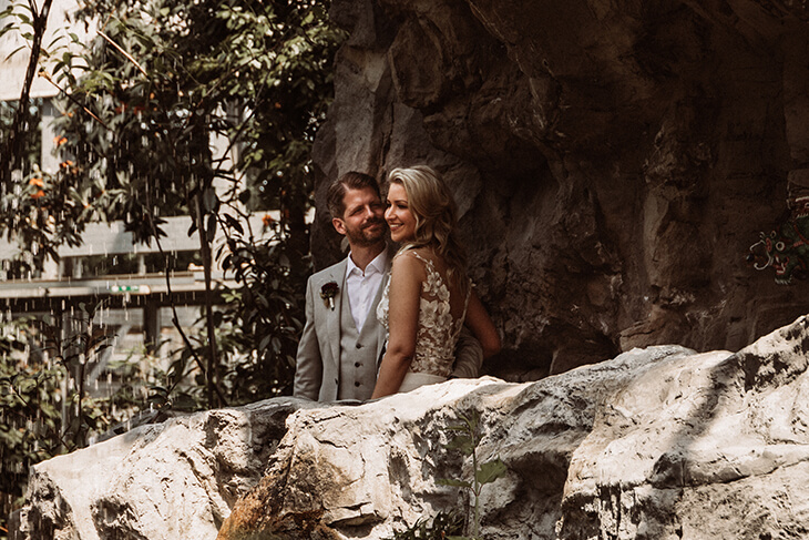 Hochzeitsfotos im Botanischen Garten Oldenburg