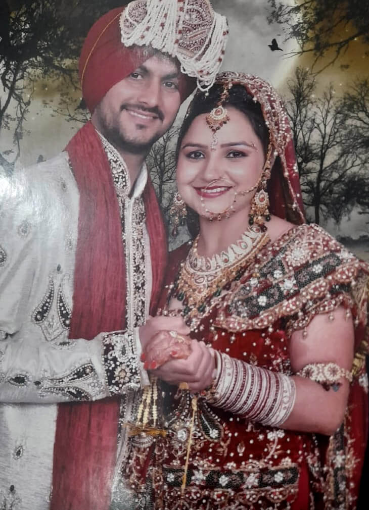 Traditionelle indische Hochzeit