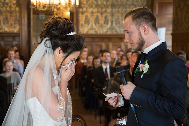 Marina geruehrt Trauung Schloss Jever