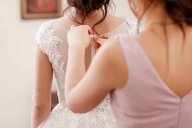 Trauzeugin Aufgabe getting ready Braut