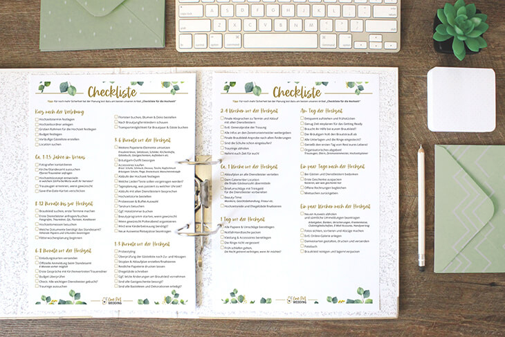 Hochzeitsordner anlegen