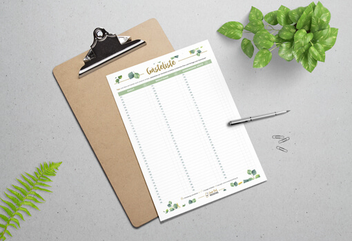 So erstellt ihr eine Gästeliste für eure Hochzeit!