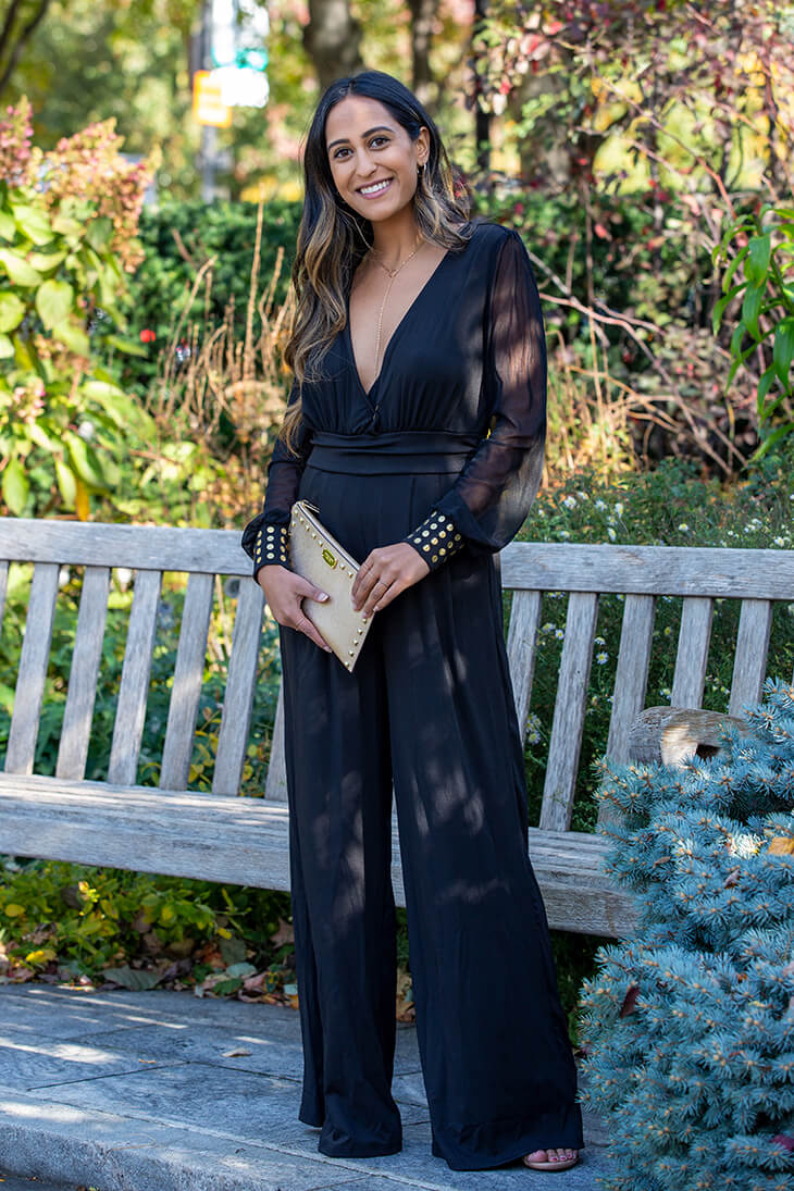 Jumpsuit Outfit als Hochzeitsgast