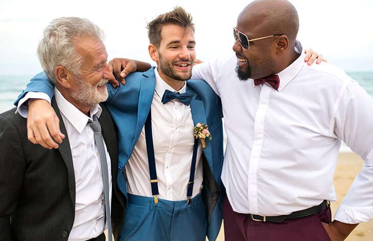 Männer-Outfit als Hochzeitsgast