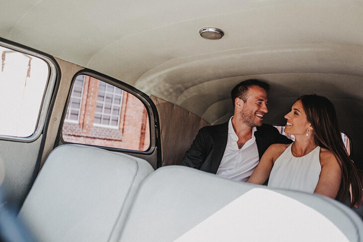 Philip Schwethelm und seine Katinka im Oldtimer